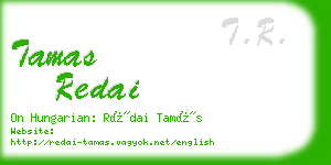 tamas redai business card